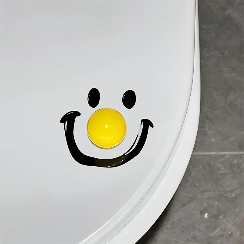 Smiley Toilet Lid Lifter – No-Touch Seat Cover Opener Toilet Lid Lifter Axl yellow