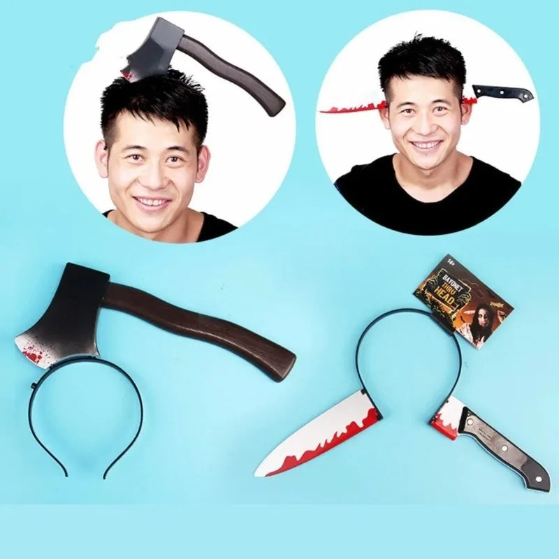 Pet Halloween Headwear Props – Ax, Saw & Nail Costume for Dogs Pet Costume Prop Axl