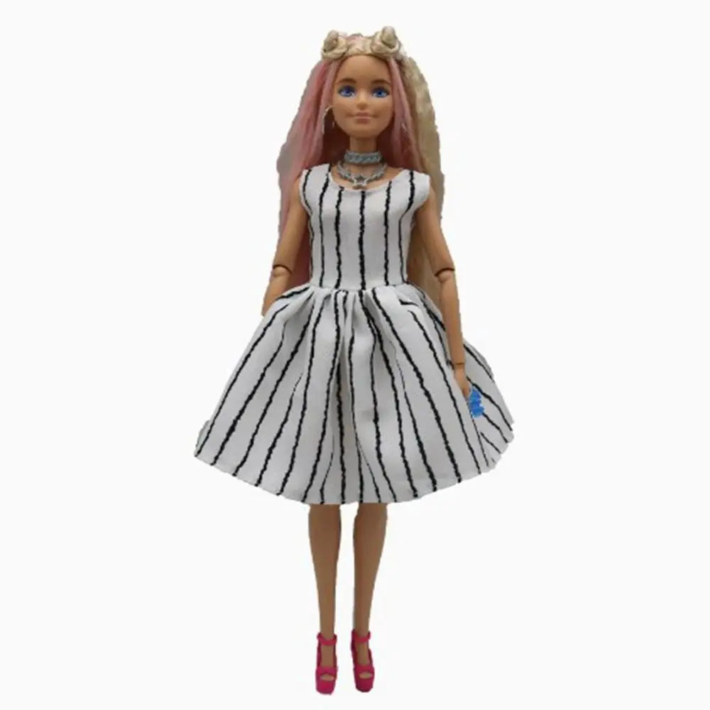 Handmade Doll Clothes Floral & Polka Dot Dresses for 30cm Dolls Doll Clothes Axl