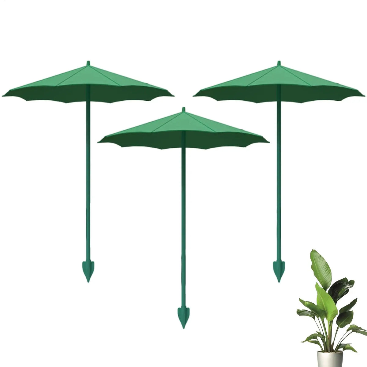 Mini Plant Shade Umbrella – Weather-Resistant Garden Parasol Garden Shade Umbrella Axl