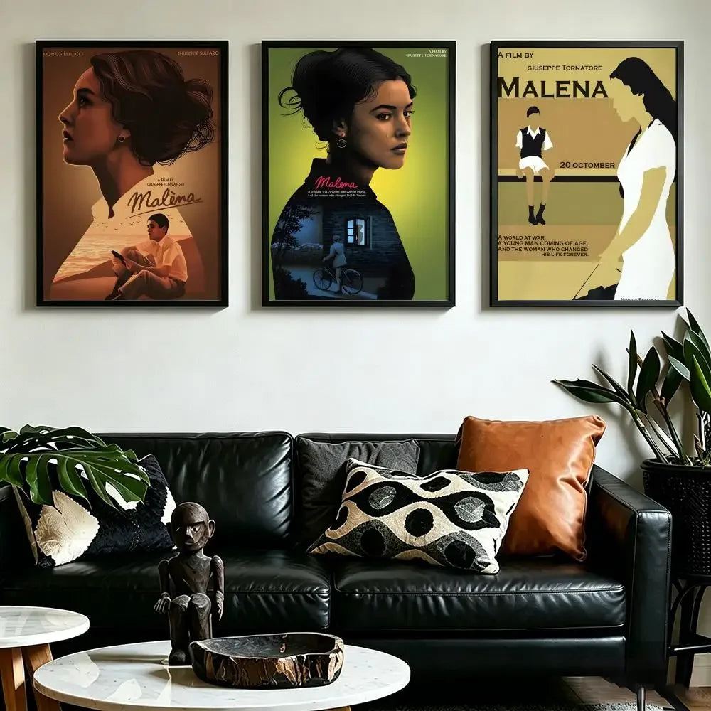 Malena Movie Poster – HD Waterproof Wall Art Print Movie Wall Poster Axl