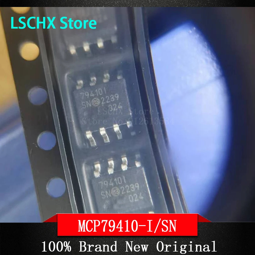 10pcs MCP79410 RTC IC Chip – I²C Real-Time Clock Multiple Packages RTC IC Chip Axl MCP79410-I MS