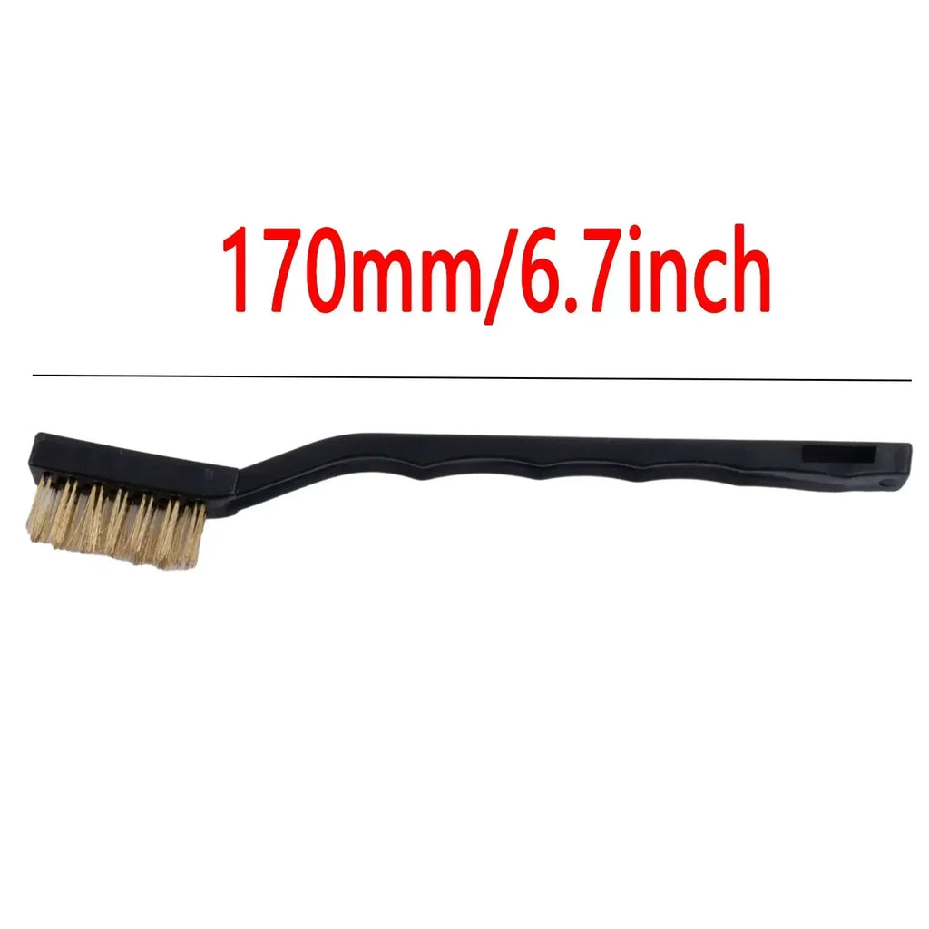 5-Piece Brass Wire Brush Set – Industrial Scrubbing & Cleaning Wire Brush Set Axl
