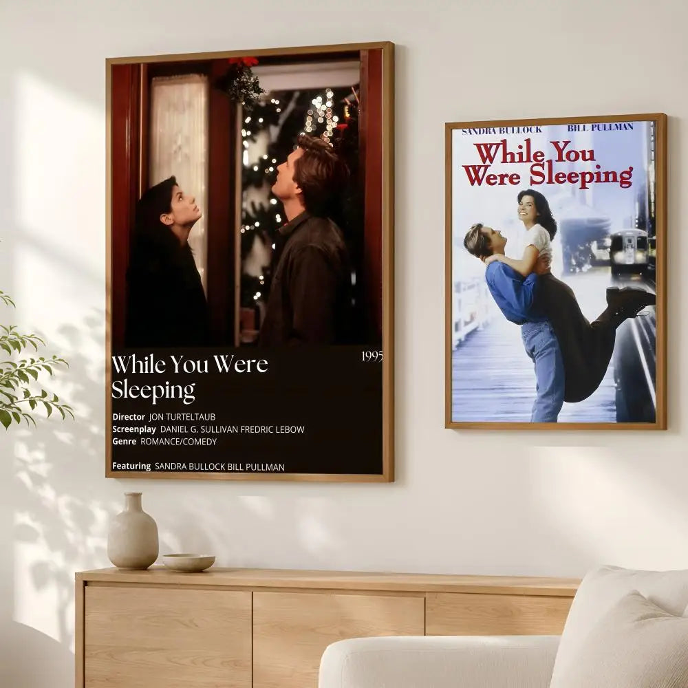 While You Were Sleeping Movie Poster – Self-Stick HD PVC Wall Art Movie Wall Poster Axl
