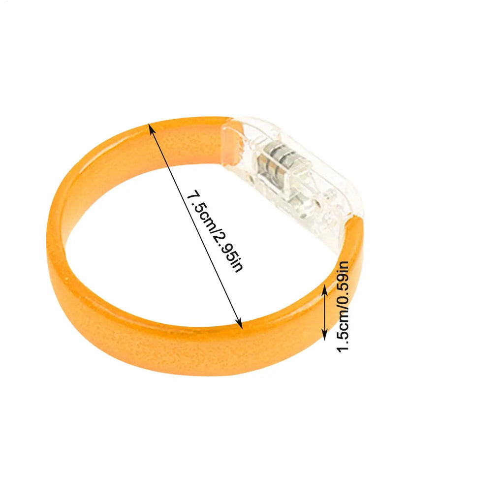 LED Light-Up Bracelet – Multicolor Flashing Glow Wristband LED Glow Bracelet Axl