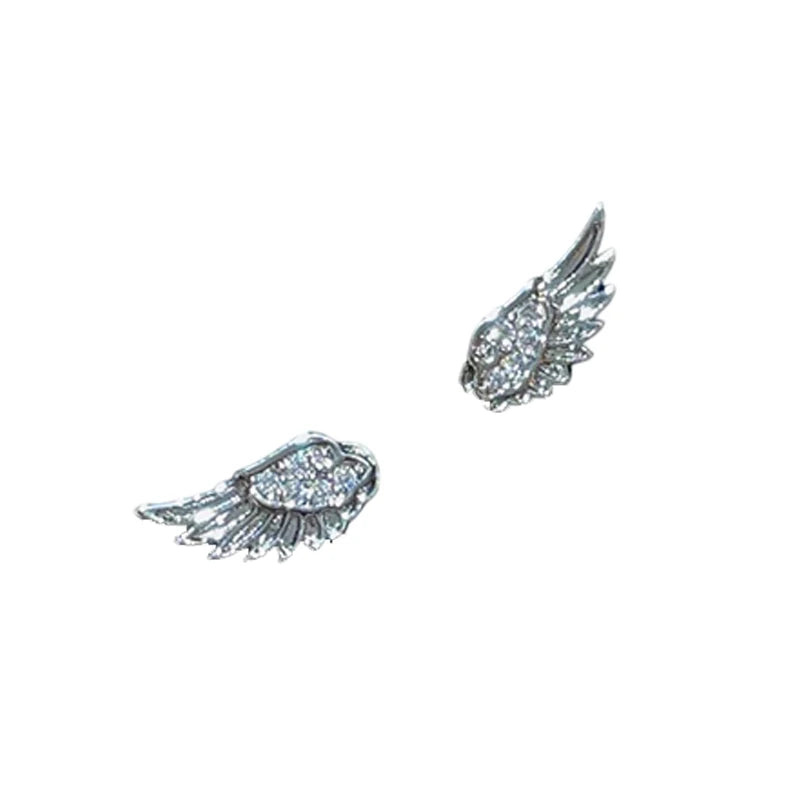 Vintage Angel Wings Stud Earrings – Punk Couple Jewelry Gift Stud Earrings Axl OneSize