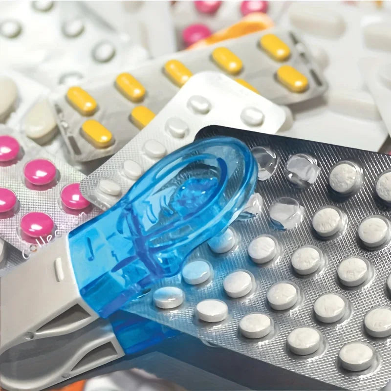 Portable Pill Crusher & Medicine Storage Box | Travel-Ready Pill Crusher Organizer Axl
