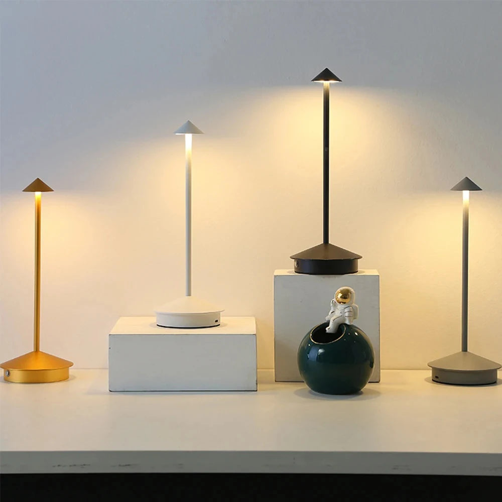 Rechargeable LED Cordless Table Lamp | Touch Sensor 3-Level Dim LED Table Lamp Axl