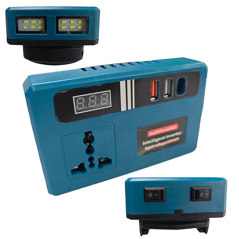 DC to 220V AC Portable Inverter – Dual USB Power Supply Portable Power Inverter Axl