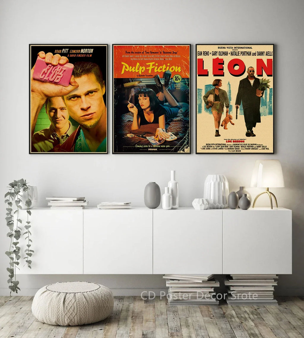 Vintage Retro Movie Poster – Classic Film Wall Art Print Retro Movie Poster Axl