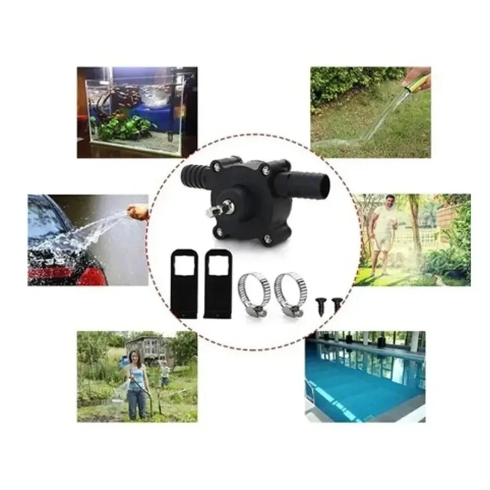 Portable Electric Drill Water Pump – Self-Priming Centrifugal Drill Water Pump Axl