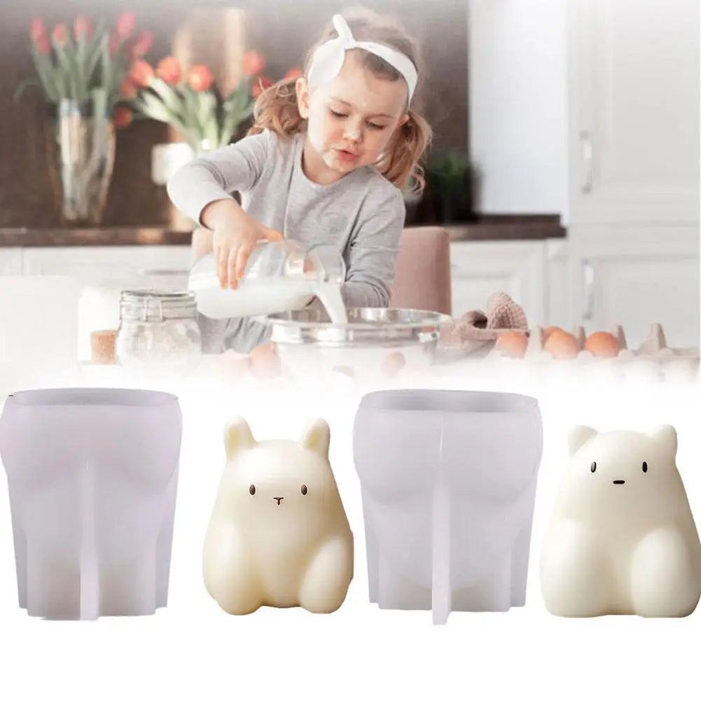 Rabbit & Penguin Silicone Mold – Jelly, Cake & Chocolate Silicone Baking Mold Axl