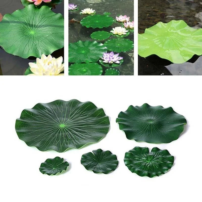 Artificial Floating Lotus Leaf – Aquarium & Pond Decoration Aquarium Decoration Axl