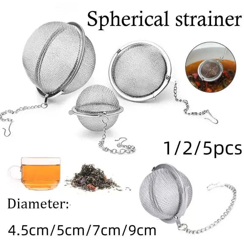 Stainless Steel Mesh Tea Infuser Ball | 1, 3 or 5 Pack Tea Infuser Ball Axl