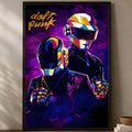 Daft Punk HD PVC Wall Poster – Self-Stick Waterproof Wall Art Wall Art Poster Axl White01 15X20cmNoframe