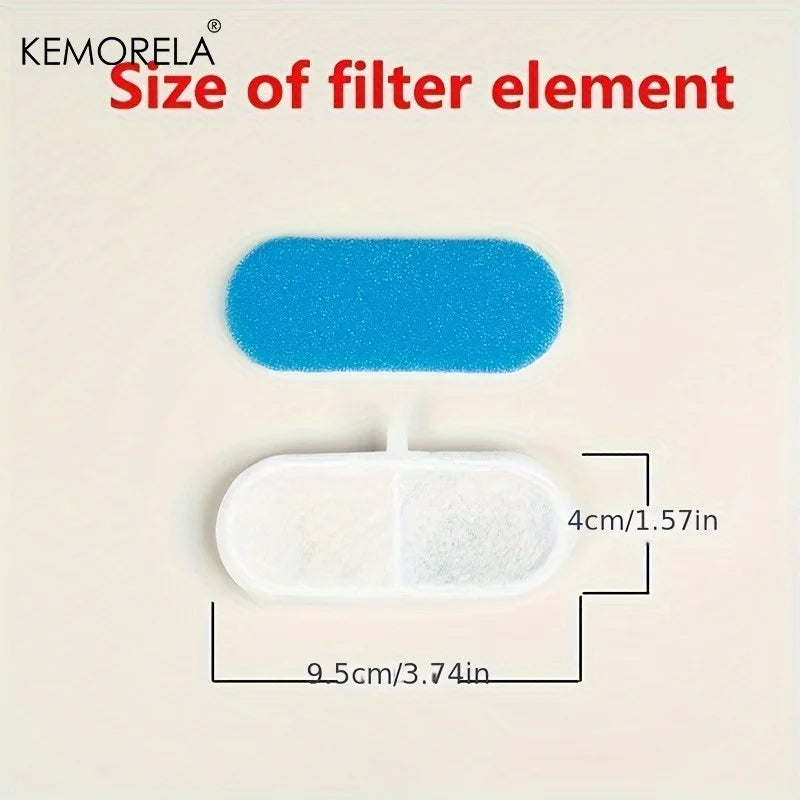 KEMORELA Activated Carbon Cat Water Fountain Filter 8/12 PCS Pet Water Filter Axl