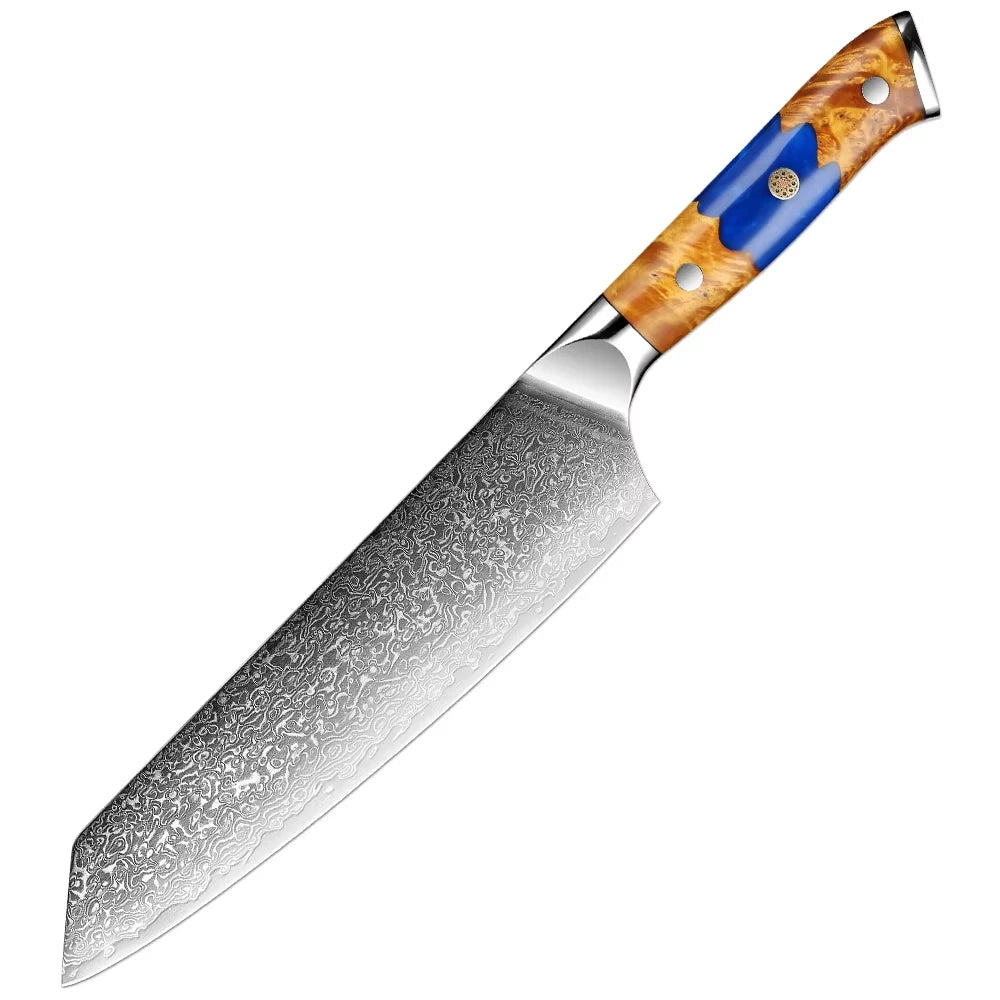 XITUO Damascus Steel Knife Set | Japanese VG10 1–8 PCS Damascus Kitchen Knife Set Axl Kiritssuke Knife