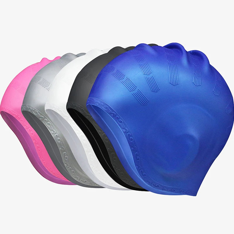 Adults Silicone Swimming Cap – Waterproof & Ear Protection Silicone Swim Cap Axl