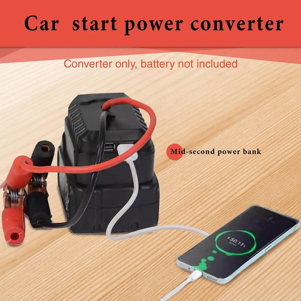 Portable Car Battery Jump Starter with Dual USB | Compact Pack Car Jump Starter Axl