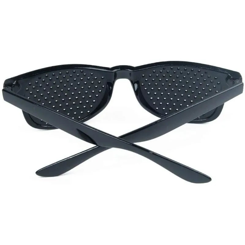 Pinhole Glasses – Anti-Fatigue Eye Exercise Eyewear | Black Pinhole Eyewear Axl