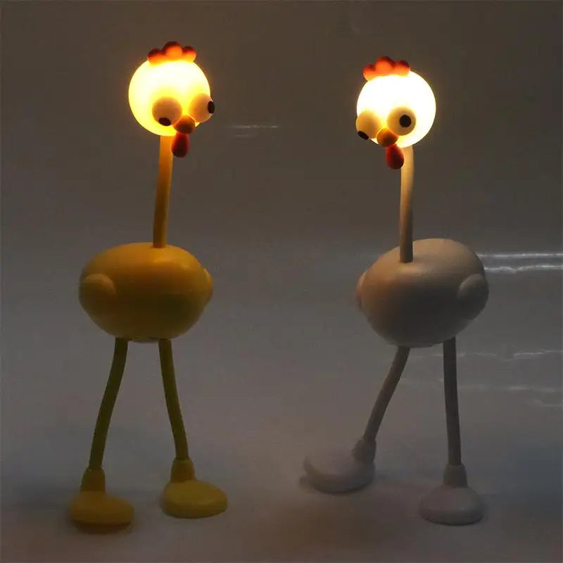 Cartoon Chicken Night Light – Cute Kids Bedside Lamp for Nursery Kids Night Light Axl
