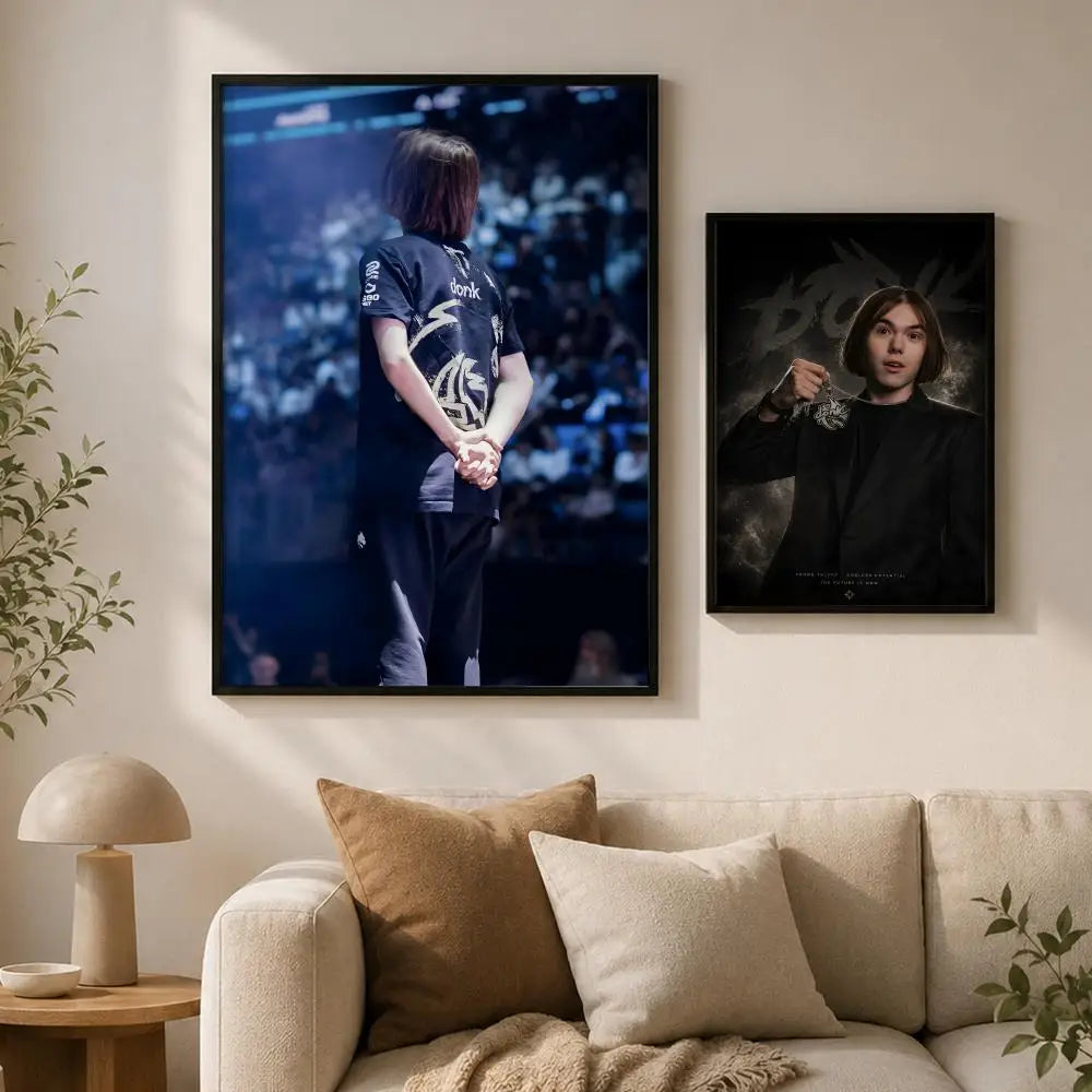 Esports Danil Kryshkovets Wall Poster – Self-Adhesive HD Decor Decorative Wall Poster Axl