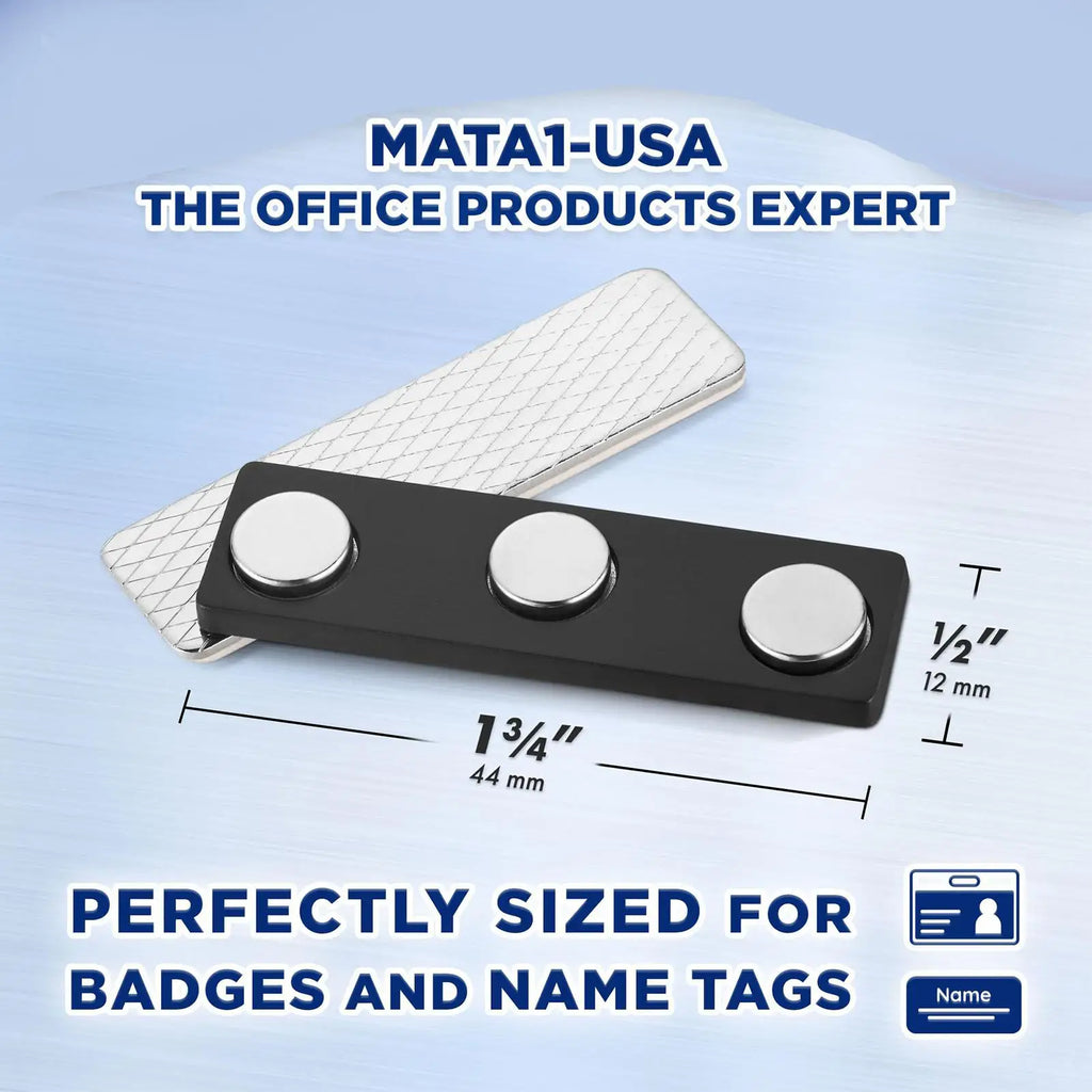Magnetic Name Badge – Reusable Neodymium Tag for Uniforms Magnetic Name Badge Axl