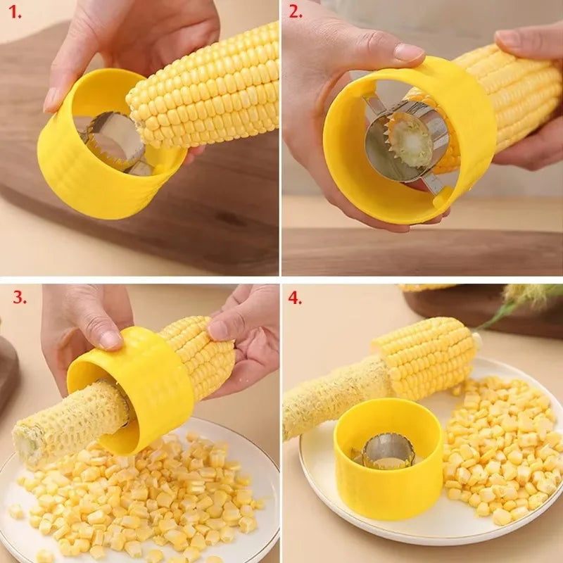 Corn Stripper & Cob Remover – Aluminium Alloy Kitchen Tool Corn Stripper Tool Axl