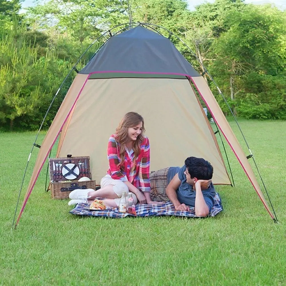 5–8 Person Anti-UV Waterproof Beach Shelter Canopy Tent Beach Canopy Tent Axl