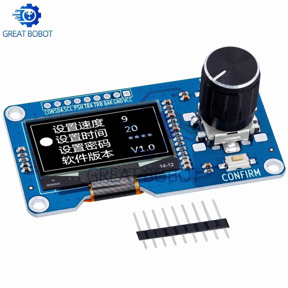 OLED Display 0.96/1.3" + EC11 Rotary Encoder Module for Arduino OLED Display Module Axl
