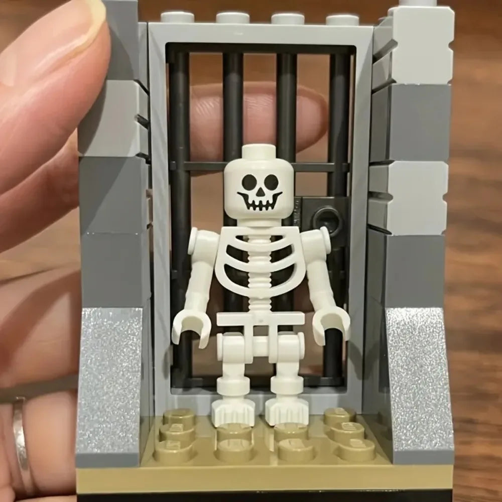 Skeleton Soldier Mini Building Block Figures | Halloween Army Set Mini Building Block Figures Axl