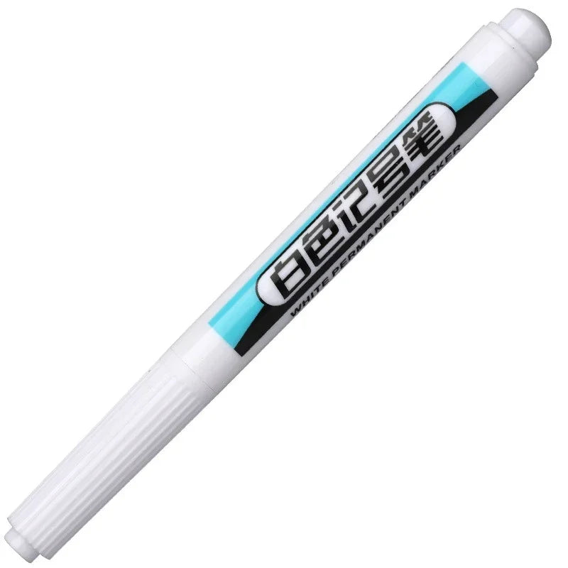 10-Pack White Paint Markers | Waterproof Fine Tip Oil-Based Pens Paint Markers Axl