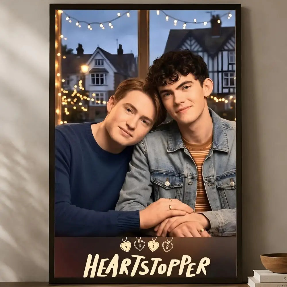 Heartstopper Series H Self-Stick HD Wall Art Poster – Waterproof Wall Art Poster Axl White05 60X90cmNoframe