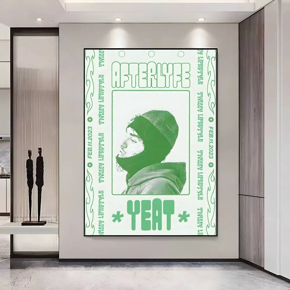 Yeat New Album HD Poster – Self-Adhesive Waterproof Wall Art Wall Art Poster Axl z10 40X50cmNoframe