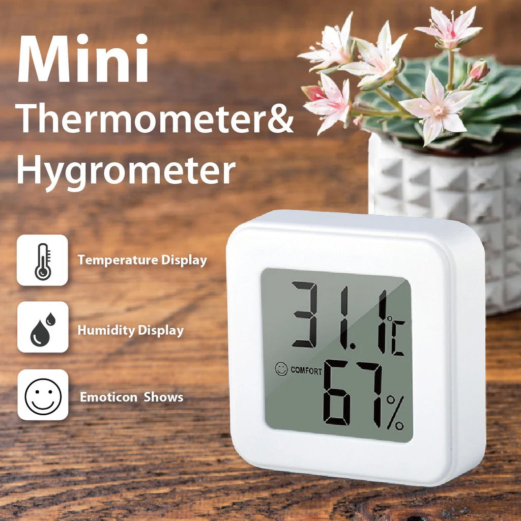 Digital Thermometer Hygrometer – Indoor LCD Humidity & Temp Meter Thermometer Hygrometer Axl