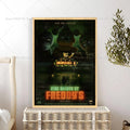 Five Nights at Freddy's Wall Poster – Self-Adhesive Waterproof Wall Art Poster Axl z4 40x60cm No Frame