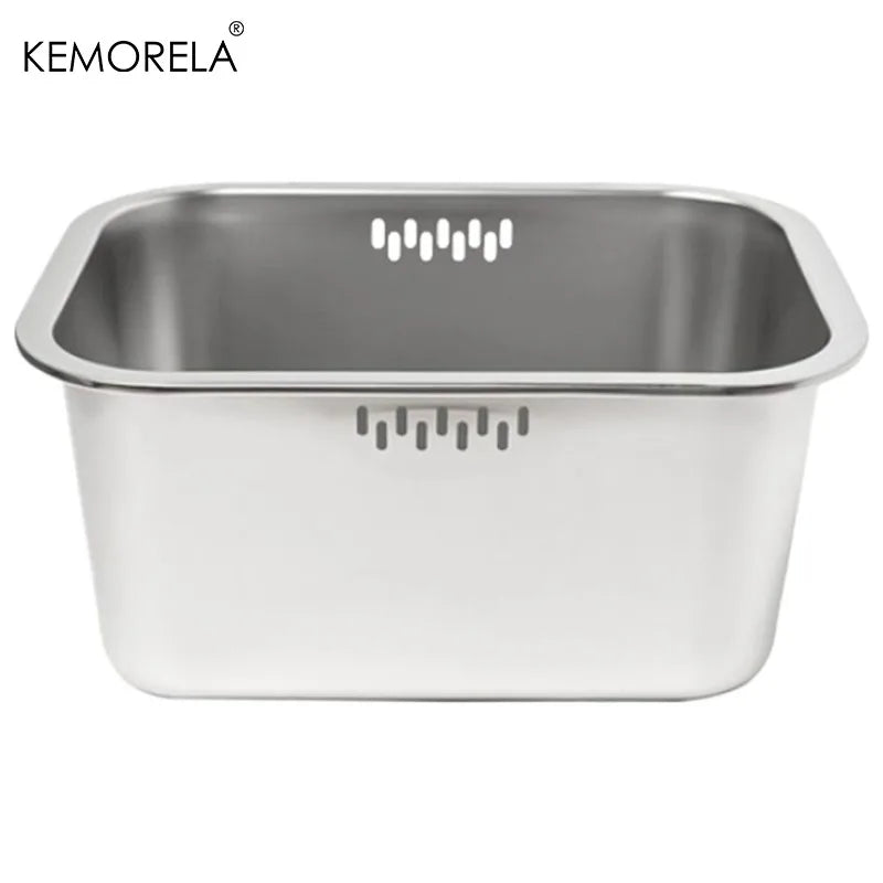 10L Stainless Steel Dishpan | Large Multipurpose Kitchen Wash Basin Kitchen Wash Basin Axl