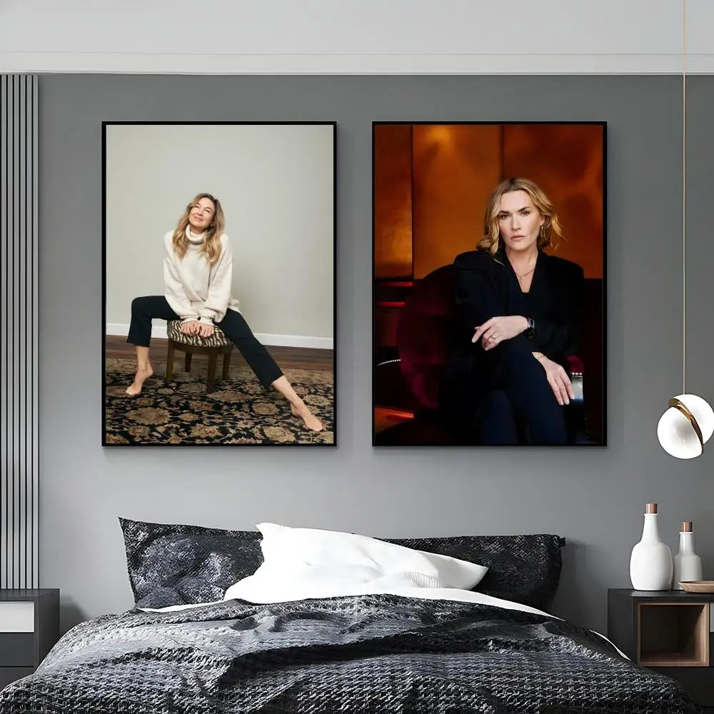 Renee Zellweger HD Poster – Waterproof Wall Art Home Decor Wall Art Poster Axl