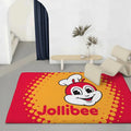 Fast Food Flannel Floor Mat – Non-Slip Soft Indoor Rug Flannel Floor Mat Axl White1 80x120cm