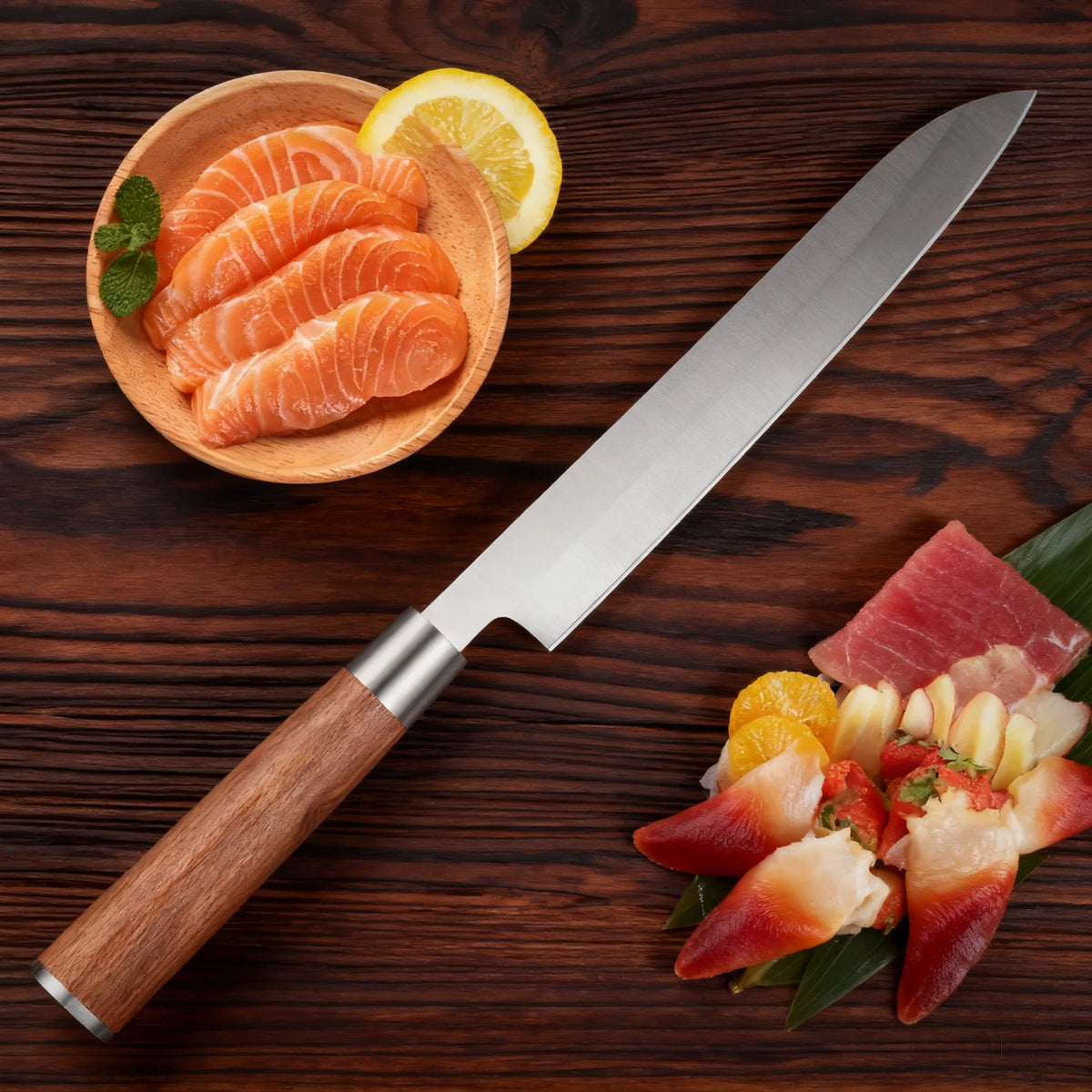 High Carbon Sashimi Knife – Sushi Salmon Chef Knife Sashimi Chef Knife Axl