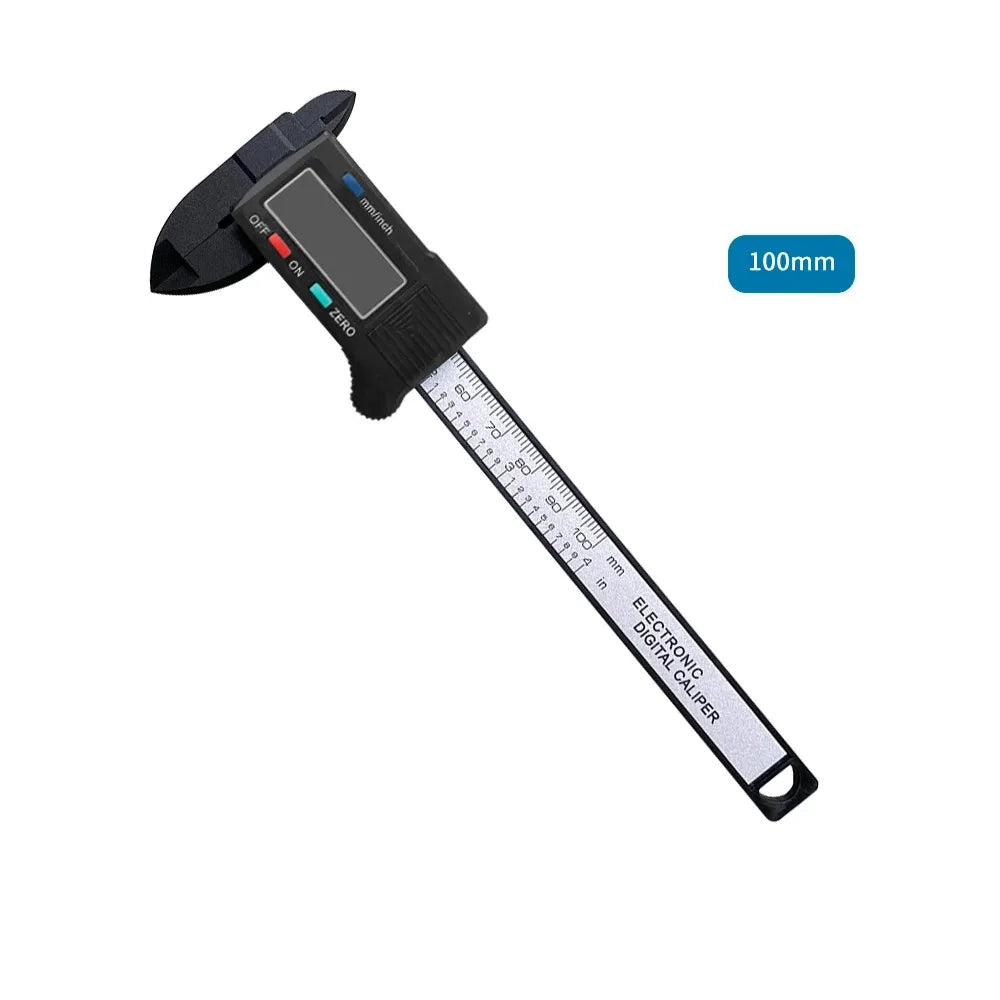 Digital Vernier Caliper 100mm/150mm – Carbon Fiber Gauge Tool Digital Caliper Axl Digital Screen 100mm