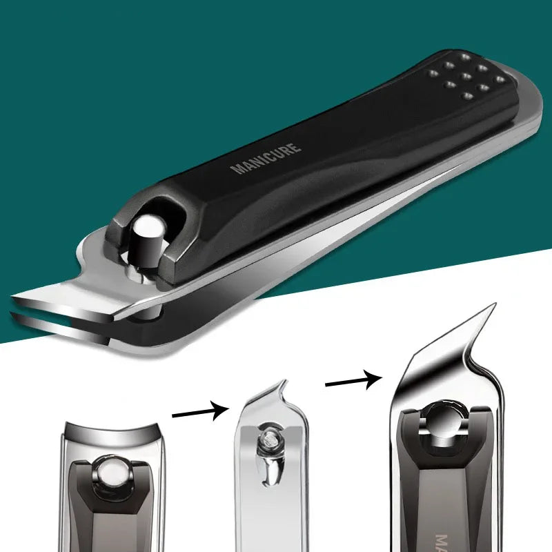 CMGF Large Diagonal Nail Clipper – Stainless Steel Pedicure Tool Nail Clipper Axl
