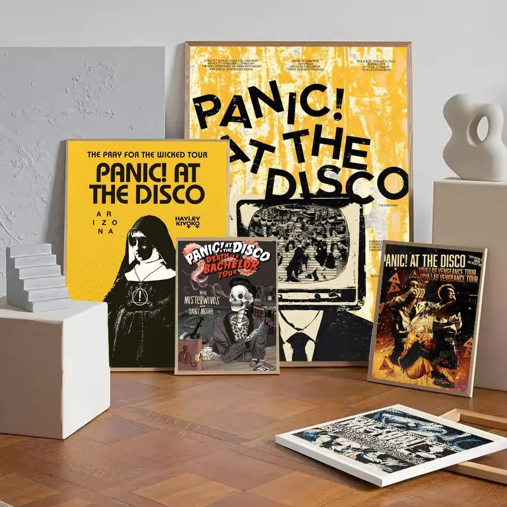 Panic At The Disco Poster Removable Wall Sticker Mural Decal Wall Poster Sticker Axl