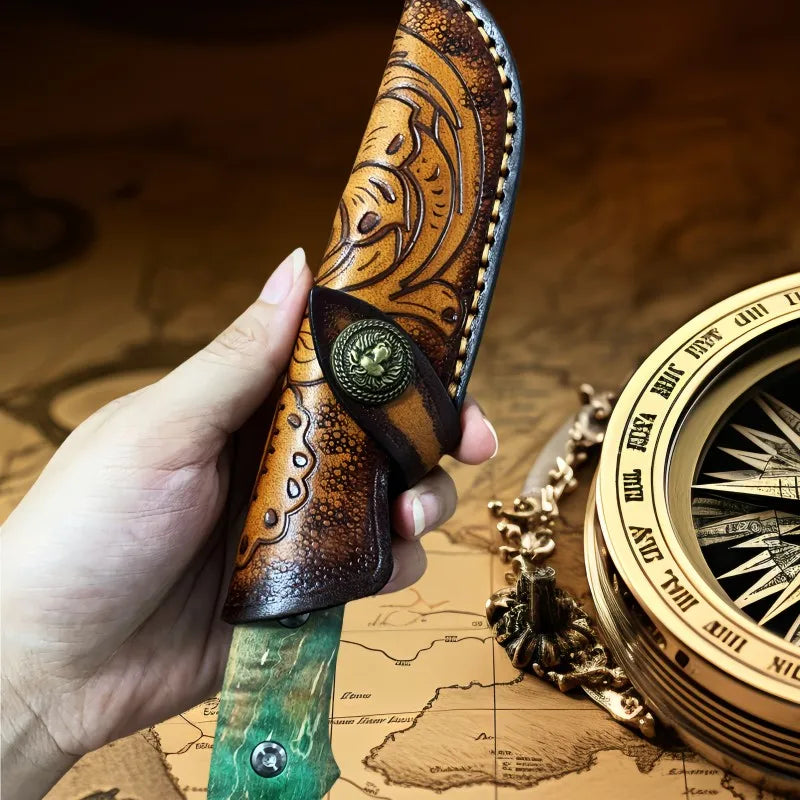 Damascus Steel Boning Knife – Hand-Forged VG10 Chef's Knife Damascus Chef's Knife Axl