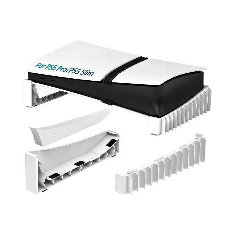 PS5 Slim & Pro Horizontal Stand + 12 Game Disc Holder Console Stand Axl