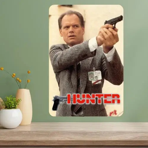Hunter Classic TV Show Metal Poster Sign | Vintage Wall Decor Metal Wall Sign Axl aluminum sign aluminum 20x30cm