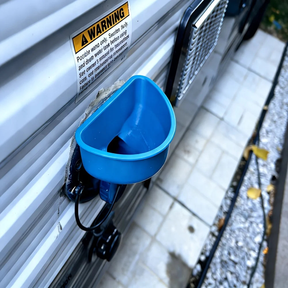 RV Fresh Water Tank Funnel – Universal for Campers & Trailers RV Water Funnel Axl