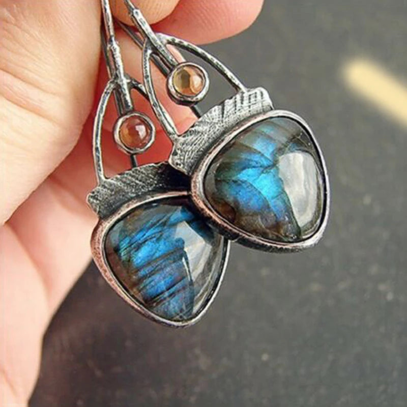 Huitan Geometric Drop Earrings – Punk Vintage Women's Fashion Drop Earrings Axl