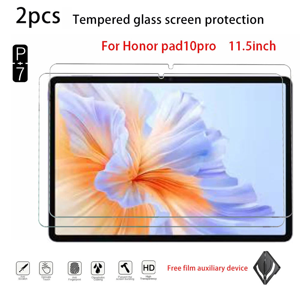 2-Pack Tempered Glass Screen Protector – Honor Pad 10 Pro V9 11.5" Tablet Screen Protector Axl Honor pad10pro 11.5