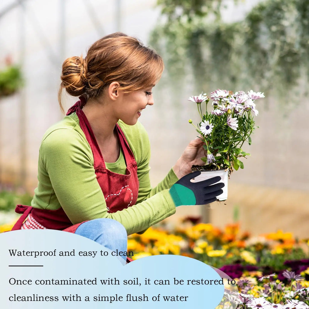 Thorn-Proof Waterproof Garden Gloves – Men & Women Garden Work Gloves Axl